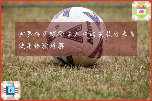 世界杯买球登录入口的安装方法与使用体验详解